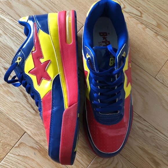 bape superman shoes